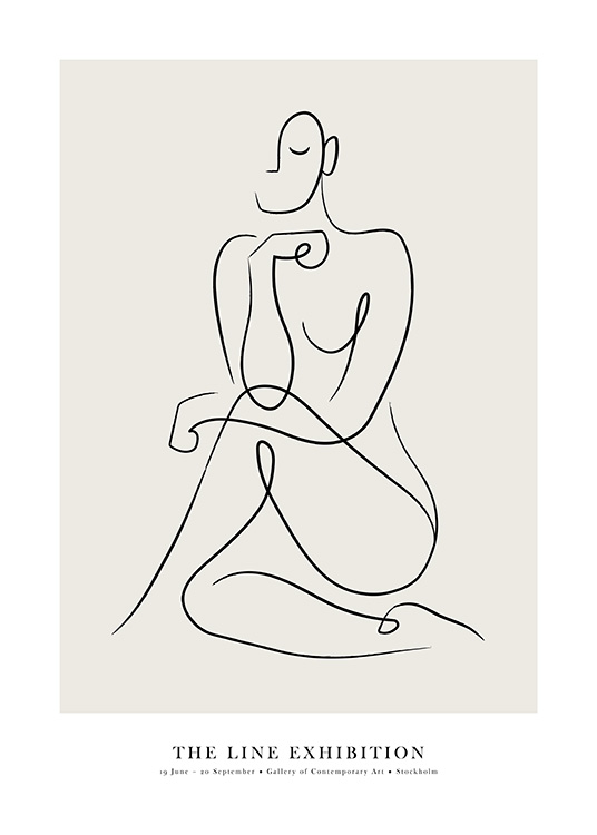 The Line Exhibition No2 Plagát