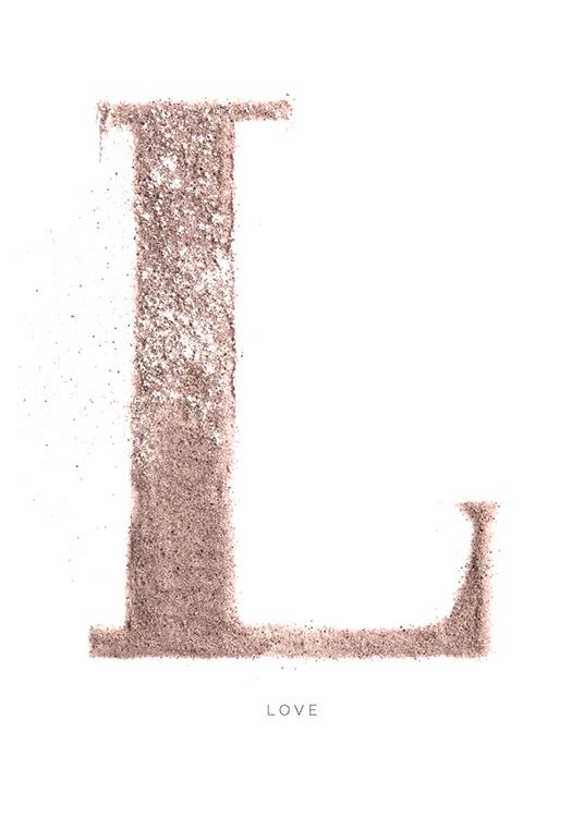 Love in Sand Plagát