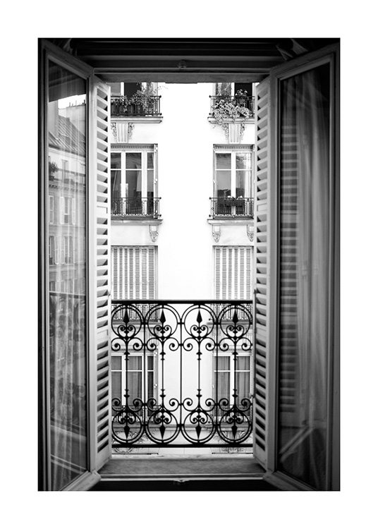 Parisian Balcony Plagát