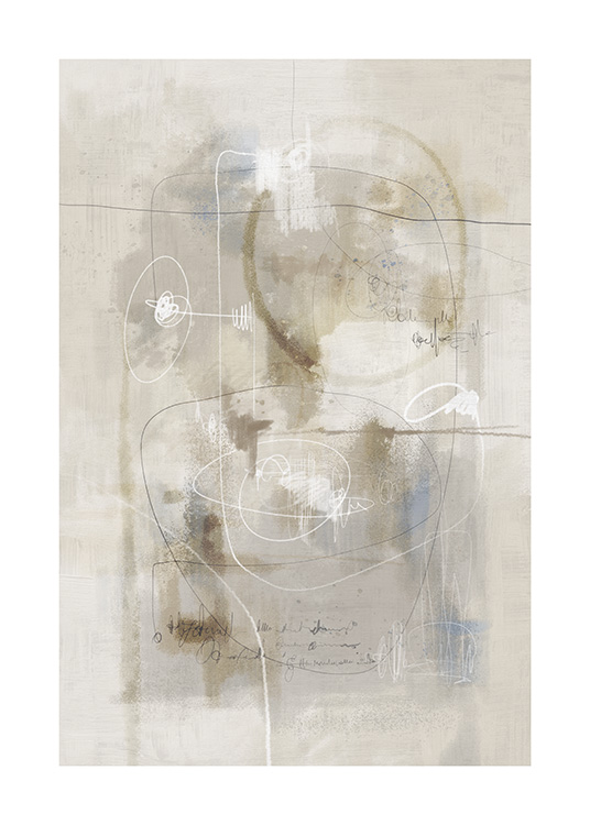 Beige Impression No1 Plagát