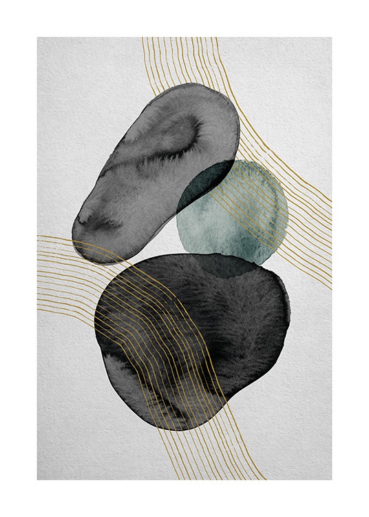 Ash and Moss No1 Plagát