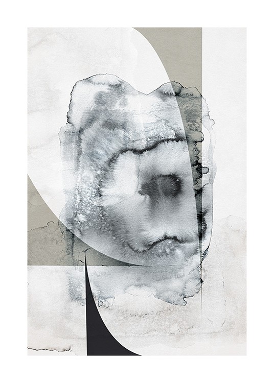 Ink Splash Abstract No1 Plagát