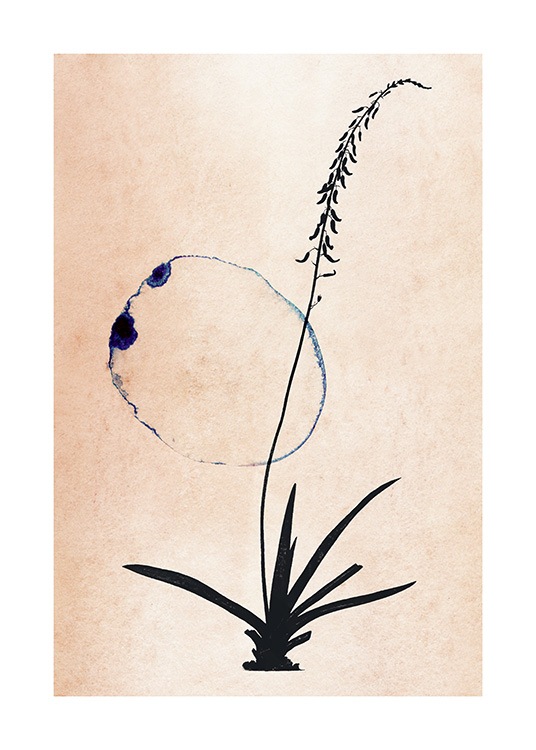 Blossom Outline No2 Plagát