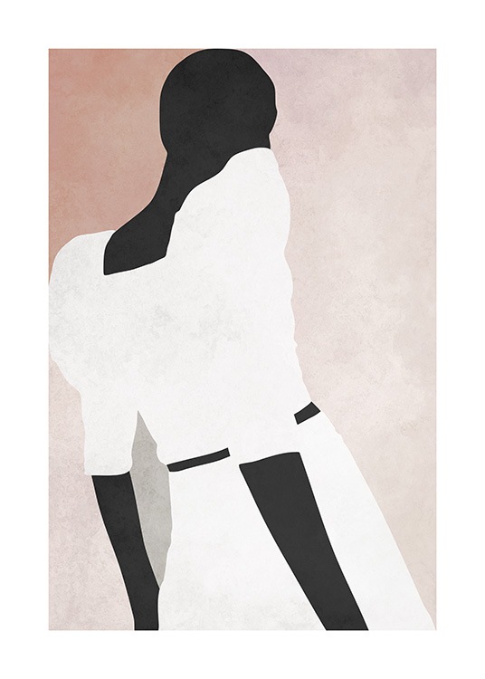 Graphic Pose No2 Plagát