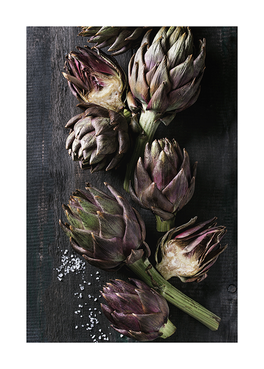 Artichokes And Salt Plagát