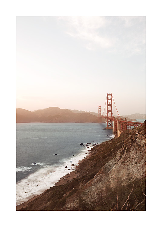 – Plagát mosta Golden Gate