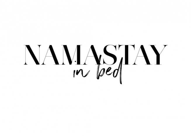 Namastay In Bed Plagát