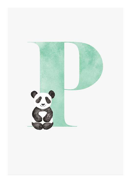 Alphabet P Plagát
