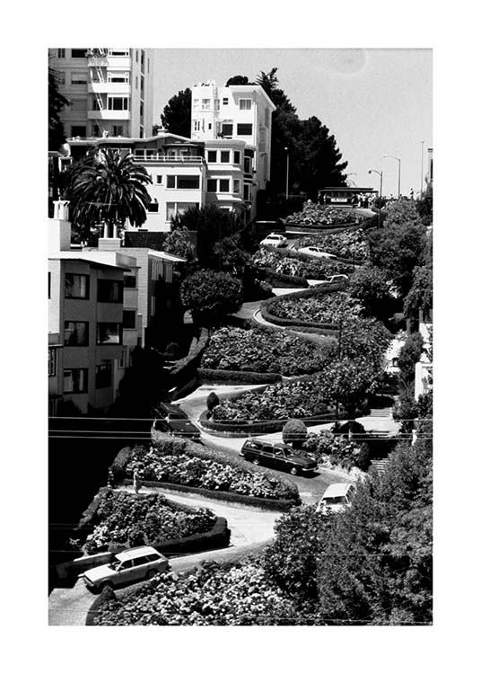 Lombard Street Plagát
