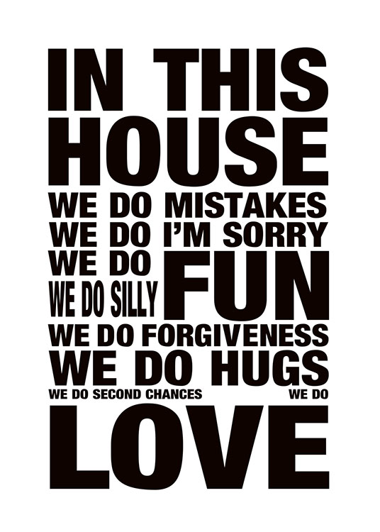 House Rules, Plagát