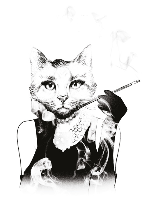 Hepburn Kitty, Plagát