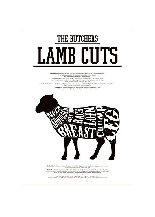Lamb Cuts, Plagát