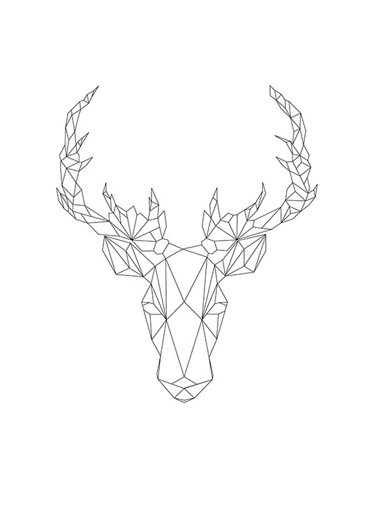 Geometric Deer, Plagát