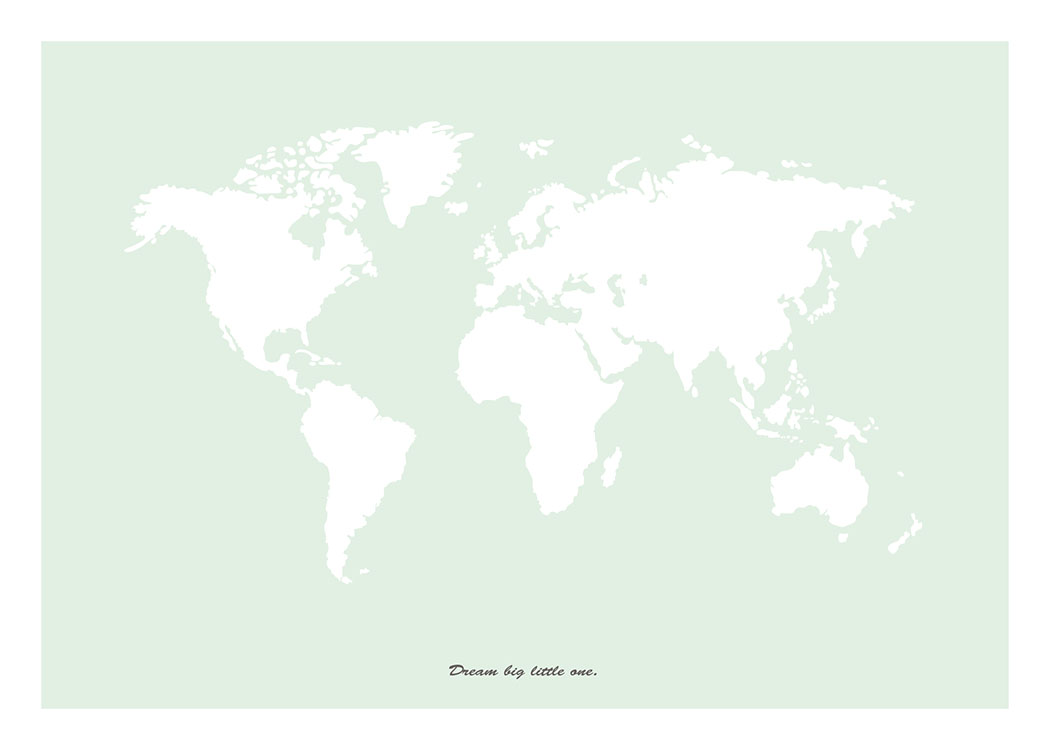 Dream Big Little One, Green, Plagát