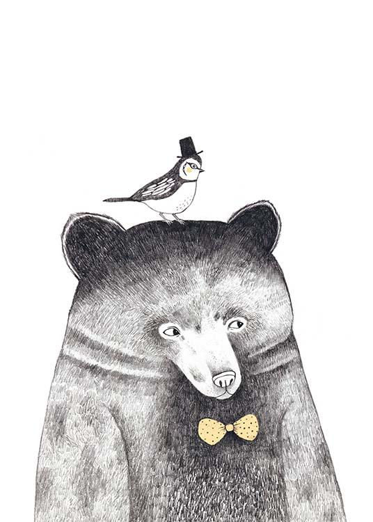 Bird And Bear, Plagát