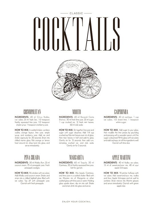 Cocktails, Plagát
