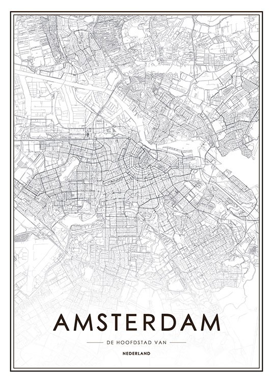 Amsterdam Map, Plagát