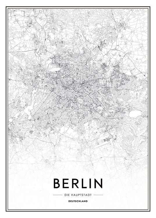 Berlin Map, Plagát