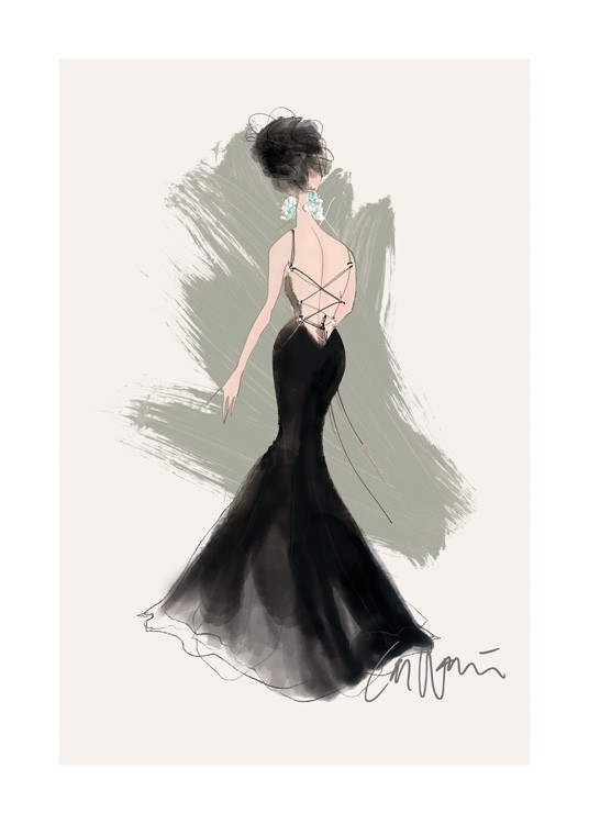 Audrey Signed Plagát