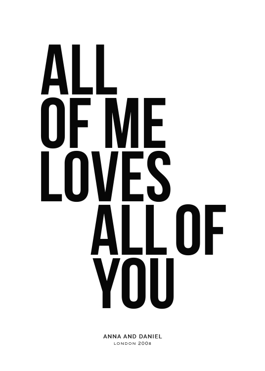 All of Me Personal Plagát