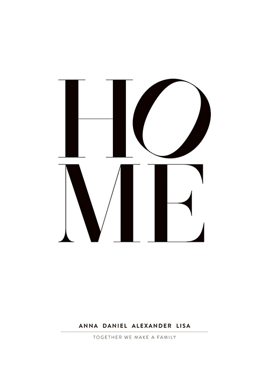 Home Personal Plagát