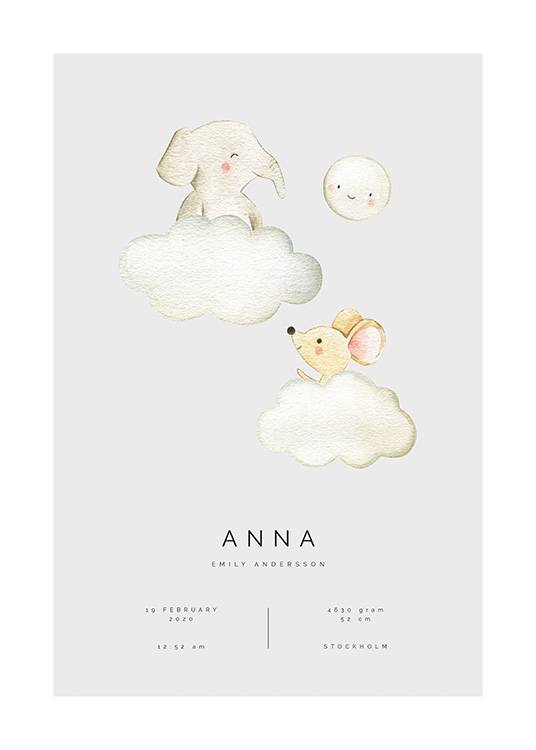 In the Clouds Personal Plagát