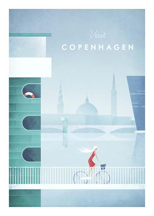 Copenhagen Travel Plagát