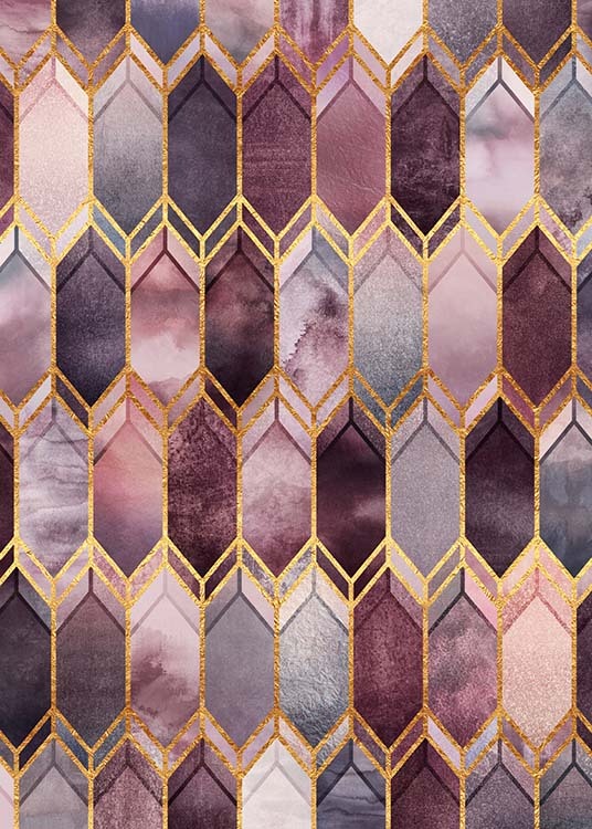 Dreamy Stained Glass Plagát