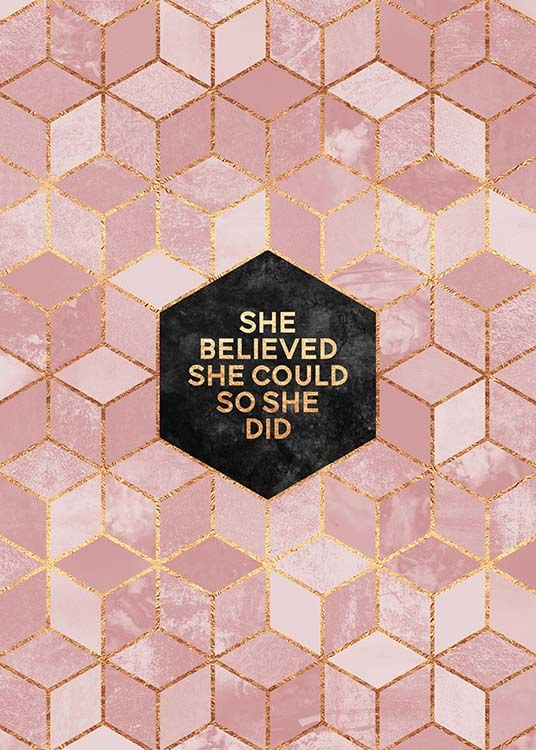 She Believed She Could 2 Plagát